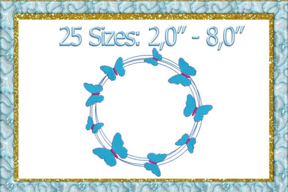 Butterfly Wreath Machine Embroidery Review