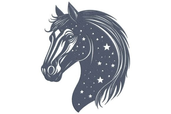 Celestial Night Sky Horse Embroidery Design Review