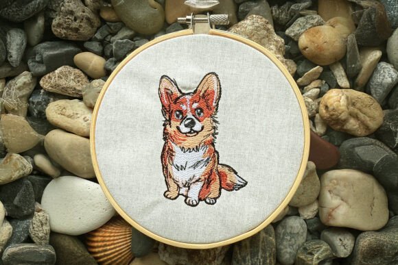 Cute Corgi Machine Embroidery Design Review