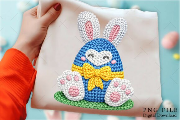 Easter Egg Faux Crochet Embroidery Png Review