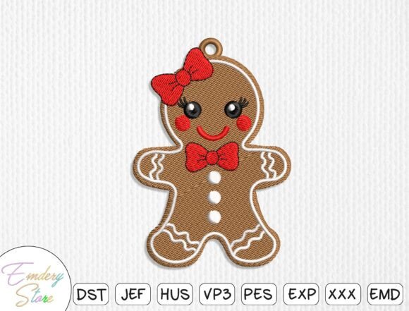 Gingerbread Girl Embroidery Design Review for Etsy Sellers