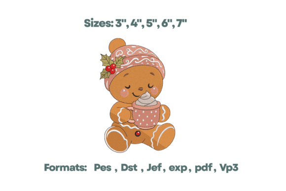 Gingerbread Hot Cocoa Embroidery Design Review