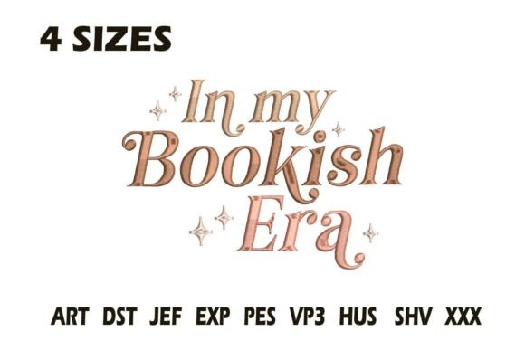 In My Bookish Era Embroidery Design Review