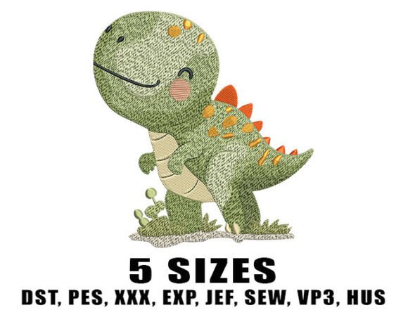 Little Dino Lover Embroidery Design Review