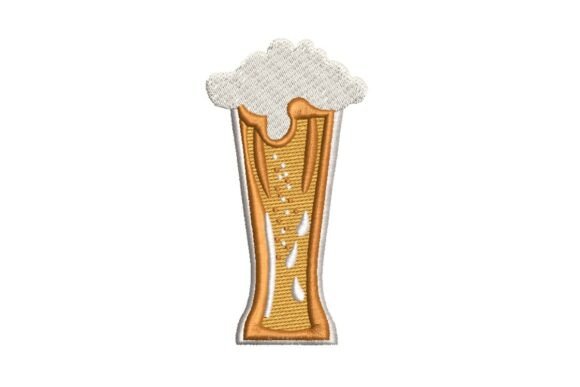 Oktoberfest Beer Glass Embroidery Design Review