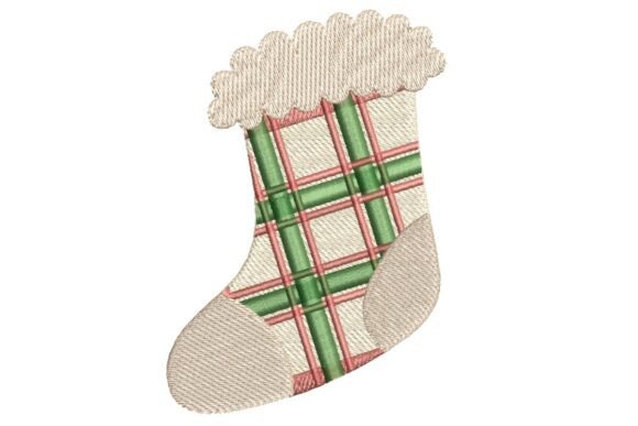 Review: Plaid Christmas Stocking Embroidery Design