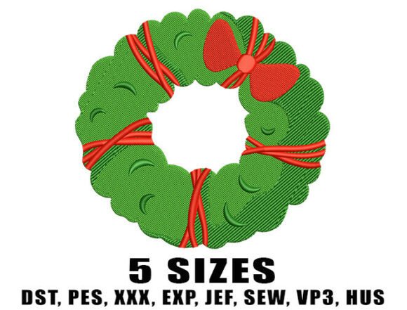 Review: Red Bow Christmas Embroidery Design for Boutiques