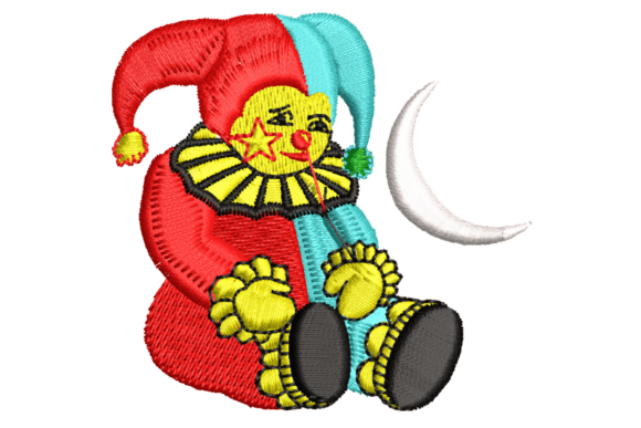 Reviewing the Clown Embroidery Design for Boutique Sweatshirts